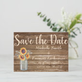 Save The Date Pays de Tournesols Rustiques SoleilSave the Date V (Debout devant)