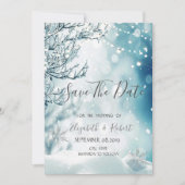 Save The Date Pays des merveilles d'hiver, Guirlandes lumineuses (Devant)