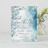 Save The Date Pays des merveilles d'hiver, Guirlandes lumineuses (Debout devant)