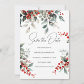Save The Date Pays Hiver Holly (Devant)