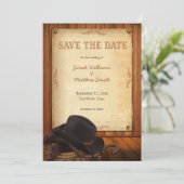 Save The Date Pays Mariage occidental Enregistrer la date (Debout devant)