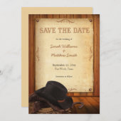 Save The Date Pays Mariage occidental Enregistrer la date (Devant / Derrière)