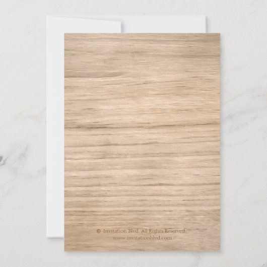 Save The Date Pays Rustic Mason Jar Hydrangea Enregistrer la dat (Dos)