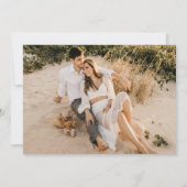 Save The Date Paysage fleuri mariage de la pêche (Dos)