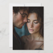 Save The Date Paysage Peinture Fleur sauvage été Meadow Photo (Dos)