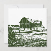 Paysage rural maison de ferme de style coupe