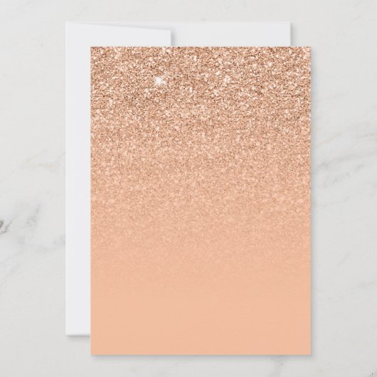 Save The Date Peach Glitter Gradient (Dos)