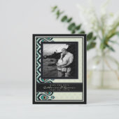 Save The Date Peacock Nouveau Enregistrer la date (noir) (Debout devant)