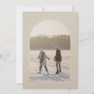 Save The Date Pearl Shimmer manuscrit Élégant Simple Moderne