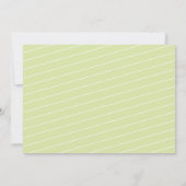 Save The Date Pearlescent jaune et Mariage blanc Enregistrer la  (Dos)