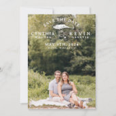 Save The Date Pêche Lure Hooks Cercles Mariages Enregistrer la d (Devant)