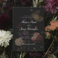 Peinture Romantique de Fleurs Humeur Sombre pour M
