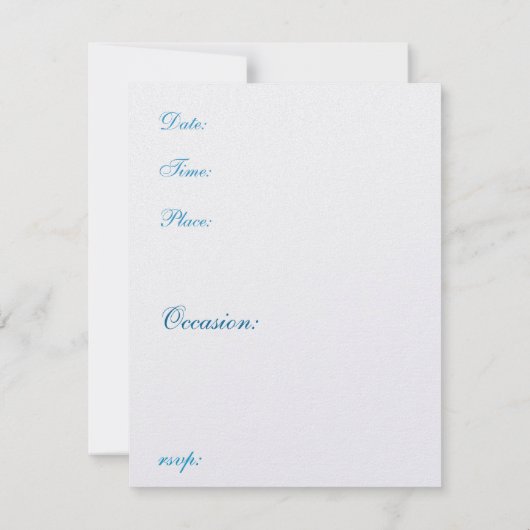 Save The Date Penguins de mariage d'hiver Enregistrer la date (Dos)