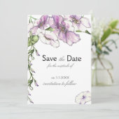 Save The Date Pensee Moderne Enregistrer la Date (Debout devant)