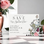 Save The Date Pensez-Nous À Alice En Wonderland Checkerboard<br><div class="desc">Demandez à vos invités de marquer leur calendrier pour votre très importante date avec notre mariage vintage à la merveilleuse Alice au pays des merveilles, sauf la date. Parfait pour un mariage Alice in Wonderland. Nous avons méticuleusement restauré l'iconique Alice in Wonderland illustrations vintages par des esquisses à la main...</div>