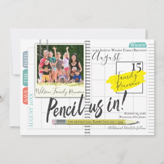 Save The Date Pensez-Nous Dans La Revue Publique Retrouvailles F (Devant)