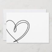 Save The Date Pensez-Nous Dans Le Calendrier Minimal Moderne Cou (Dos)