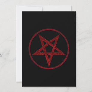 Save The Date Pentagram Red Devil