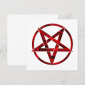 Save The Date Pentagramme du Diable Rouge (Devant / Derrière)