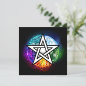 Save The Date pentagramme du Wiccan (Debout devant)