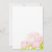 Save The Date Peony Rose Faux Mariage Dentelle Enregistrer La Da (Dos)