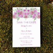 Save The Date Peony Rose Greenery Enregistrer La Date Annonce