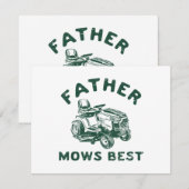 Save The Date Père moque le mieux (Devant / Derrière)