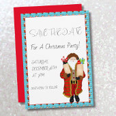 Save The Date Père Noël Apporte Noël Liquor