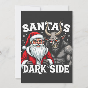 Save The Date Père Noël Dark Side Christmas Evil Krampus
