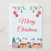 Save The Date Personalized Family Christmas Photo Card (Dos)