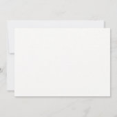 Save The Date Personnalisation de mariage de luxe moderne (Dos)