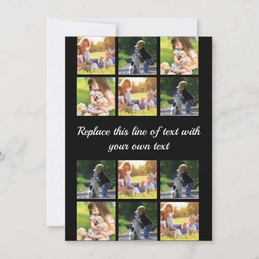 Save The Date Personnaliser le collage photo et le texte Coque-M (Devant)