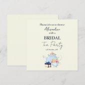 Save The Date Personnaliser l'invitation de la Fête des mariées  (Devant / Derrière)