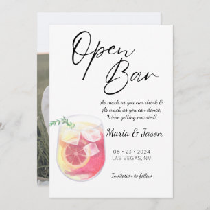 Save The Date Photo amusante moderne