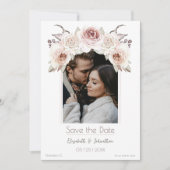 Save The Date Photo Arch Rose de Bohême (Devant)