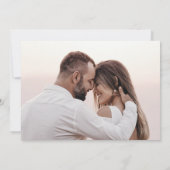 Save The Date Photo avec superposition rose (Dos)