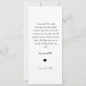 Save The Date Photo Bande Photo de la proposition Bridesmaid Boo (Dos)