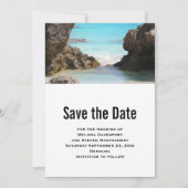 Save The Date Photo Bermuda Coast & Tropical Sea (Devant)