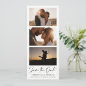 Save The Date Photo Booth 3 Photo Code Qr Enregistrer La Date (Debout devant)