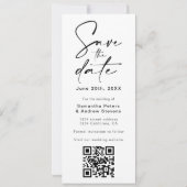 Save The Date Photo Booth 3 Photo Code Qr Enregistrer La Date (Dos)