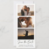 Save The Date Photo Booth 3 Photo Code Qr Enregistrer La Date (Devant)
