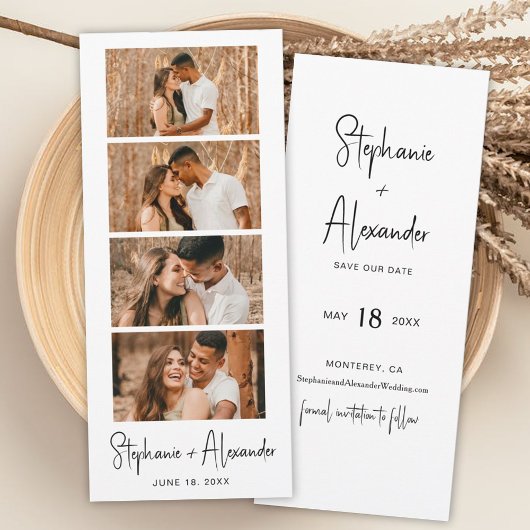 Save The Date Photo Booth Script Signet Mariage Enregistrer la d