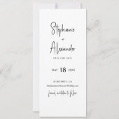 Save The Date Photo Booth Script Signet Mariage Enregistrer la d (Dos)