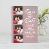Save The Date Photo Booth Signet thème amusant Enregistrer la da (Debout devant)