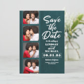 Save The Date Photo Booth Signet thème amusant Enregistrer la da (Debout devant)