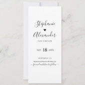 Save The Date Photo Booth Signet Wedding Enregistrer la date (Dos)