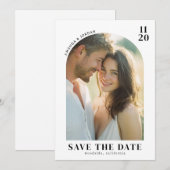 Save The Date Photo Chaleureuse de Joie (Devant / Derrière)