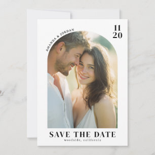 Save The Date Photo Chaleureuse et Joyeuse