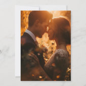 Save The Date Photo Champignon Mariage Forêt Enchantée (Dos)