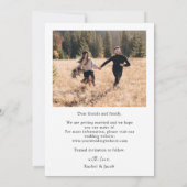 Save The Date Photo classique Enregistrer la date (Dos)